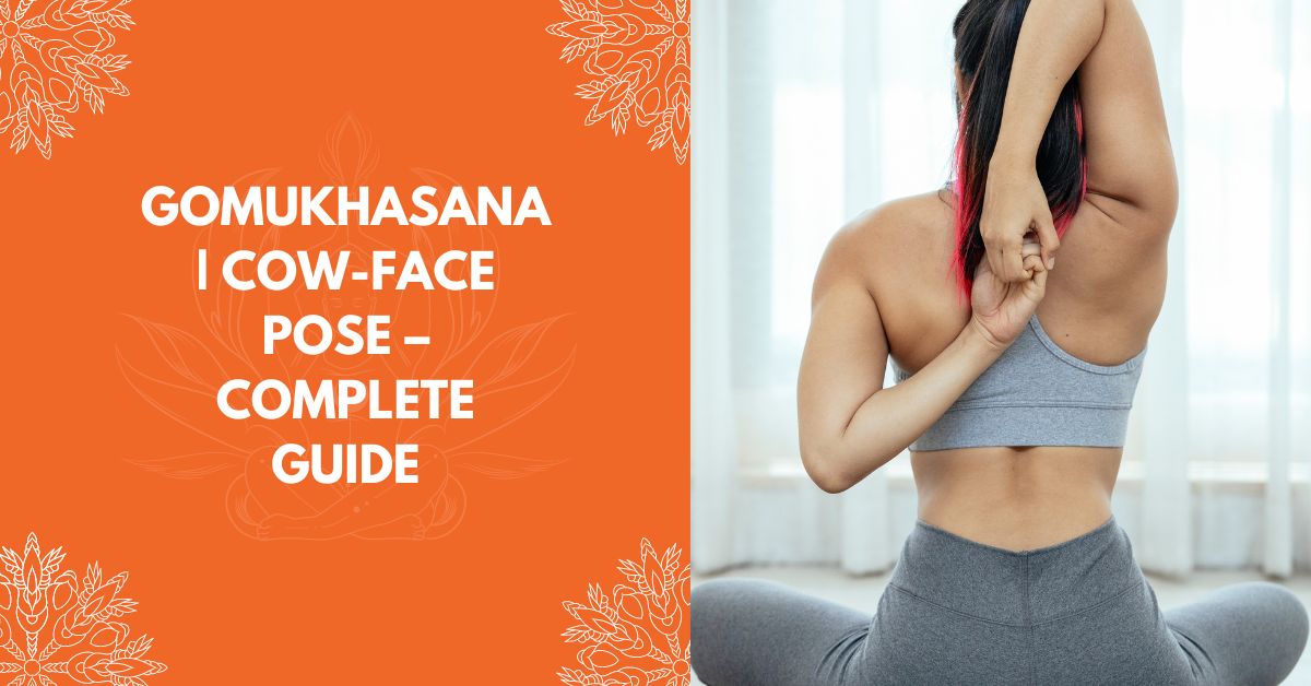 Cow Face Pose Yoga For Beginners Stretch | Gomukhasana Benefits - YouTube